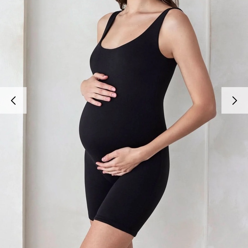 Elegant Black Maternity Jumpsuit